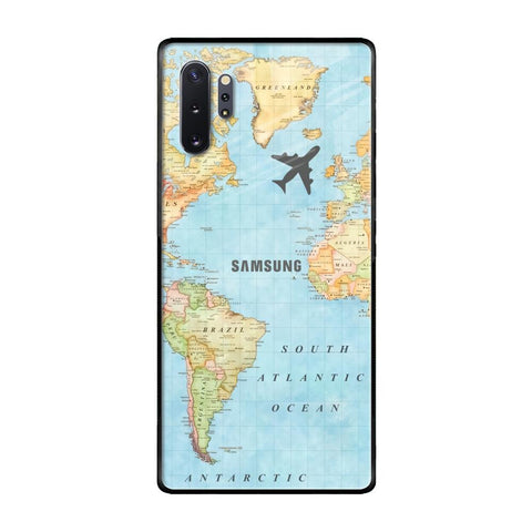 Fly Around The World Glossy Case for Samsung Galaxy Note 10 Plus