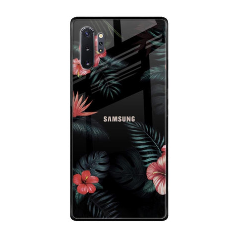 Tropical Art Flower Glossy Case for Samsung Galaxy Note 10 Plus