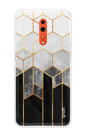 Hexagonal Pattern Soft Cover for Oppo Reno Z