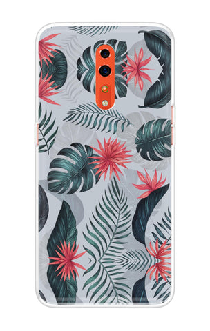 Retro Floral Leaf Soft Cover for Oppo Reno Z