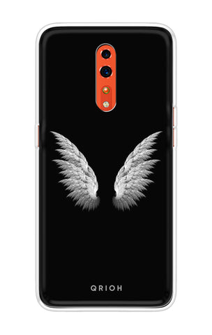 White Angel Wings Soft Cover for Oppo Reno Z