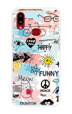 Happy Doodle Soft Cover for Samsung Galaxy A10s
