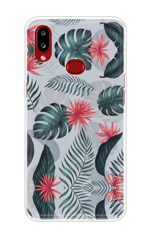 Retro Floral Leaf Soft Cover for Samsung Galaxy A10s