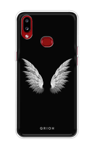 White Angel Wings Soft Cover for Samsung Galaxy A10s