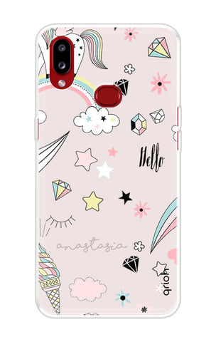 Unicorn Doodle Soft Cover For Samsung Galaxy A10s