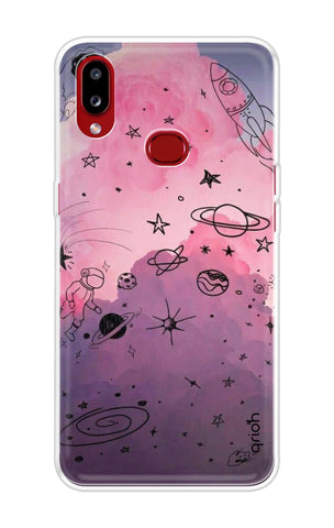 Space Doodles Art Soft Cover For Samsung Galaxy A10s