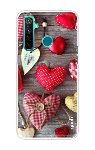 Valentine Hearts Soft Cover for Realme 5 Pro