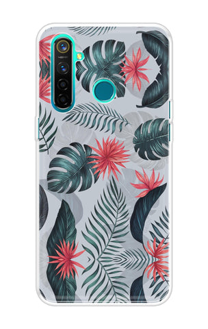 Retro Floral Leaf Soft Cover for Realme 5 Pro