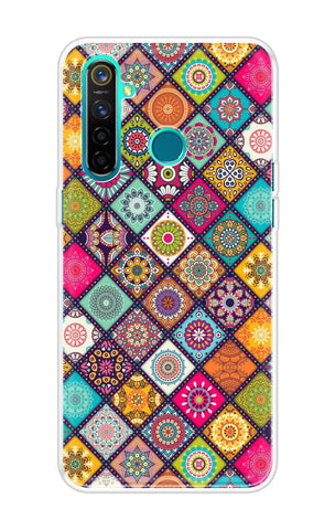 Multicolor Mandala Soft Cover for Realme 5 Pro