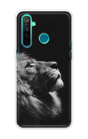 Lion Looking to Sky Soft Cover for Realme 5 Pro