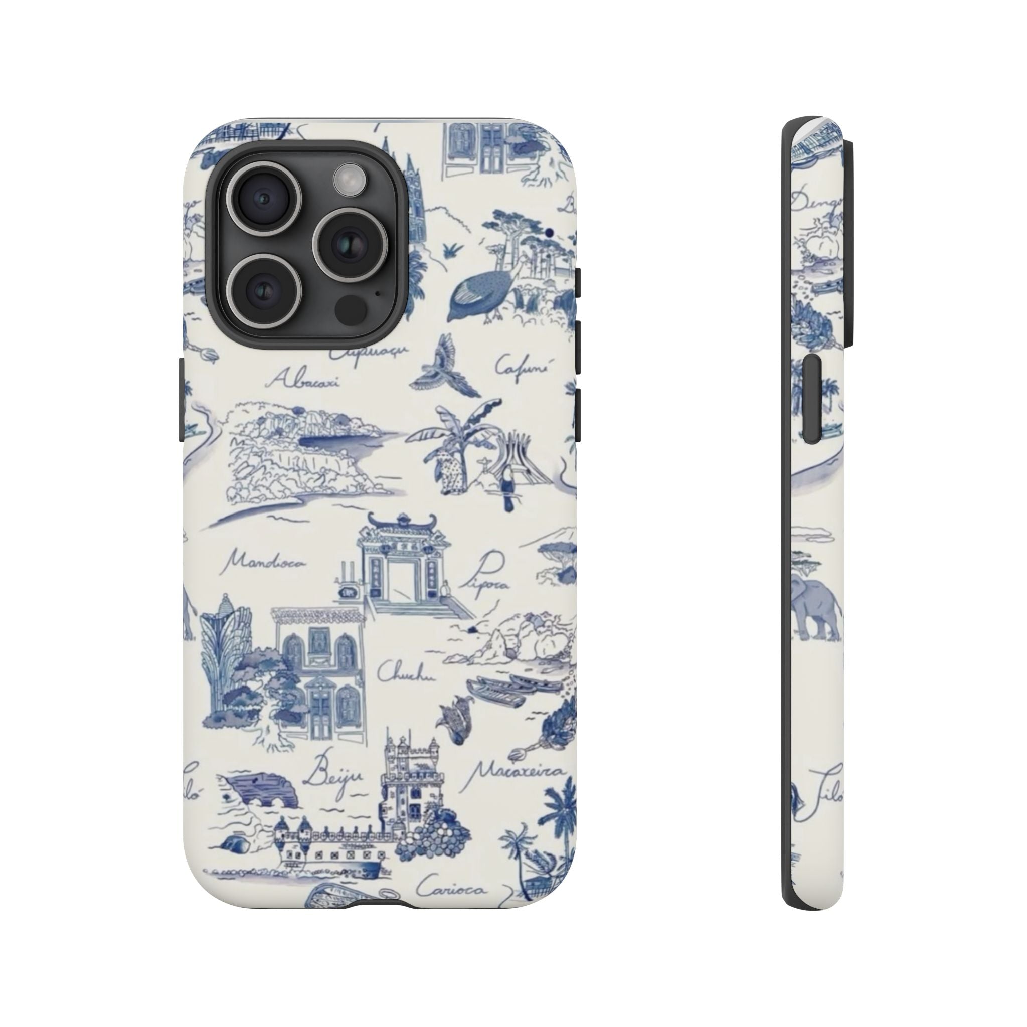Crimson Bloom Tough Case  Available For All iPhone Models