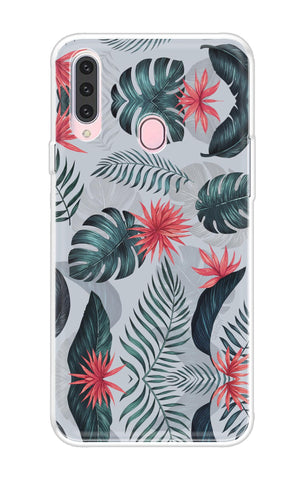 Retro Floral Leaf Soft Cover for Samsung Galaxy A20s