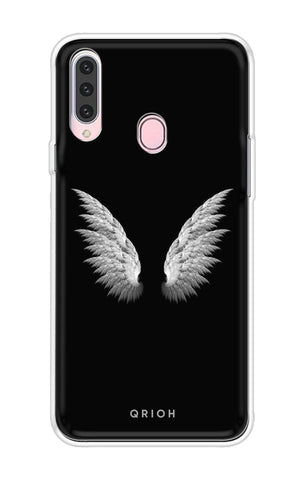 White Angel Wings Soft Cover for Samsung Galaxy A20s