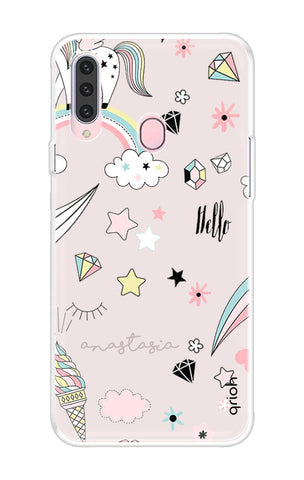 Unicorn Doodle Soft Cover For Samsung Galaxy A20s
