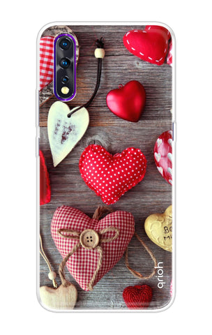 Valentine Hearts Soft Cover for Vivo Z1X