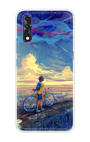 Riding Bicycle to Dreamland Soft Cover for Vivo Z1X