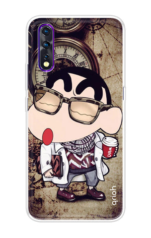 Nerdy Shinchan Soft Cover for Vivo Z1X
