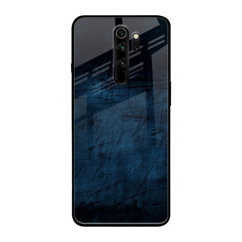 Dark Blue Grunge Glossy Case for Xiaomi Redmi Note 8 Pro