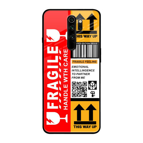 Handle With Care Glossy Case for Xiaomi Redmi Note 8 Pro