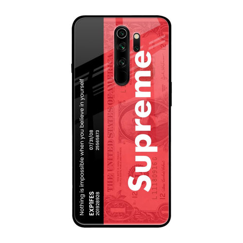 Supreme Ticket Glossy Case for Xiaomi Redmi Note 8 Pro