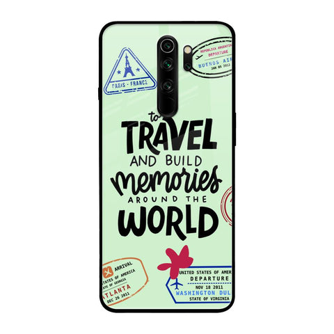 Travel Stamps Glossy Case for Xiaomi Redmi Note 8 Pro
