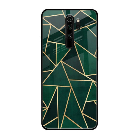 Abstract Green Glossy Case For Xiaomi Redmi Note 8 Pro