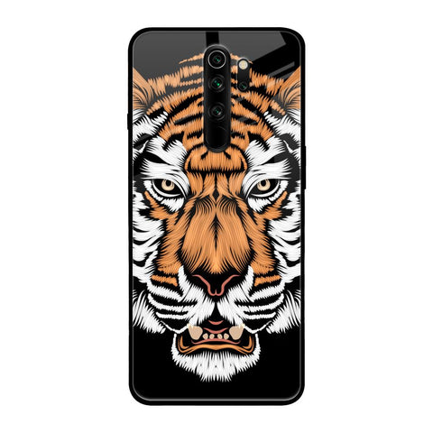 Angry Tiger Glossy Case For Xiaomi Redmi Note 8 Pro
