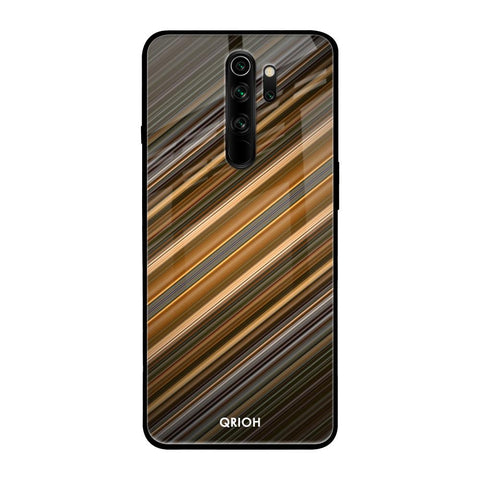 Diagonal Slash Pattern Glossy Case for Xiaomi Redmi Note 8 Pro