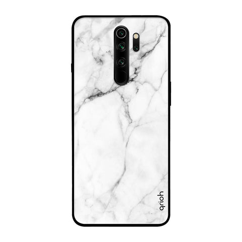 Modern White Marble Glossy case for Xiaomi Redmi Note 8 Pro