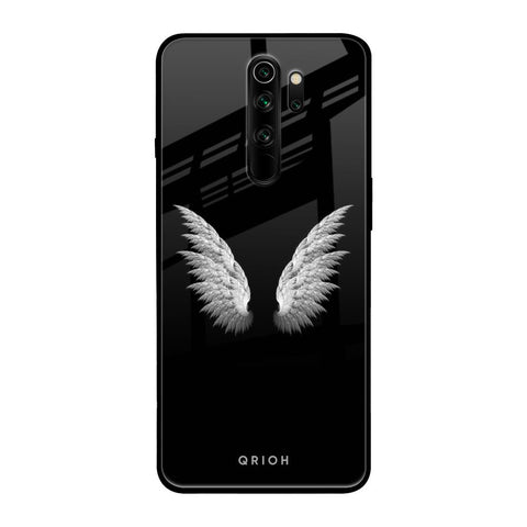 White Angel Wings Glossy Case for Xiaomi Redmi Note 8 Pro