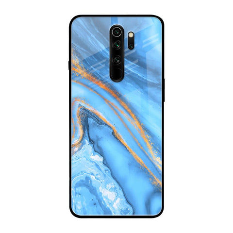 Vibrant Blue Marble Glossy Case for Xiaomi Redmi Note 8 Pro