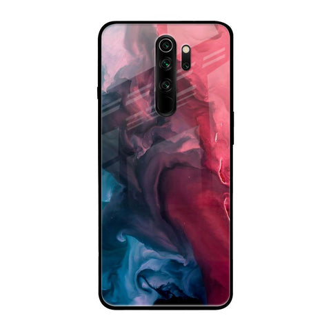 Blue & Red Smoke Glossy Case for Xiaomi Redmi Note 8 Pro