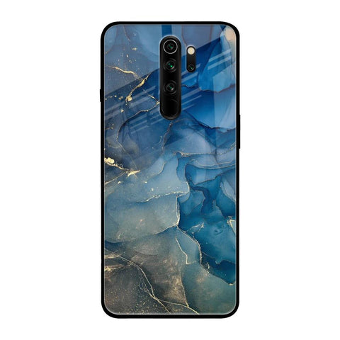 Blue Cool Marble Glossy Case for Xiaomi Redmi Note 8 Pro