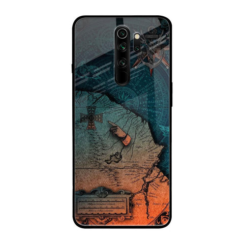 Geographical Map Glossy Case for Xiaomi Redmi Note 8 Pro