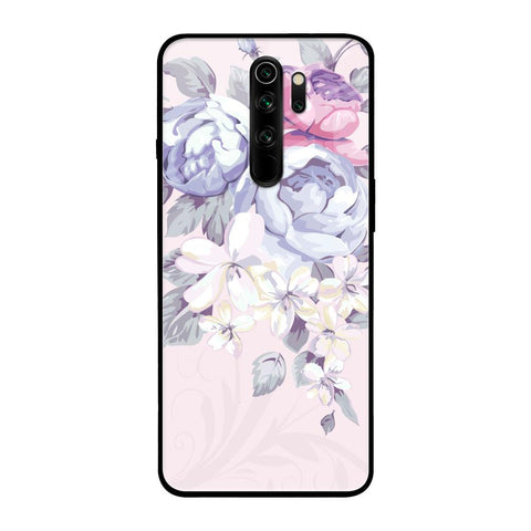 Elegant Floral Glossy case for Xiaomi Redmi Note 8 Pro