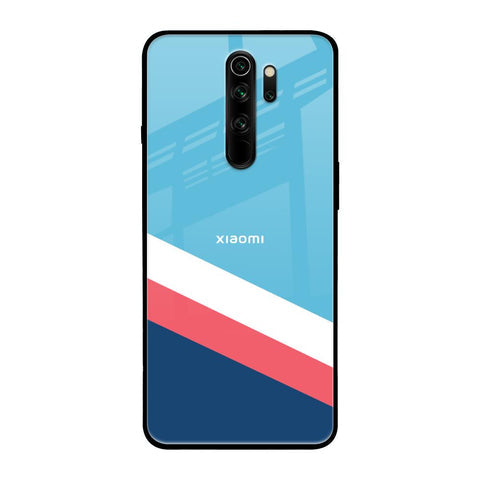 Pink & White Stripes Glossy Case For Xiaomi Redmi Note 8 Pro