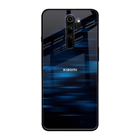 Blue Rough Abstract Glossy Case for Xiaomi Redmi Note 8 Pro
