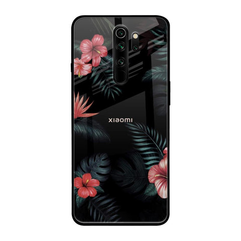 Tropical Art Flower Glossy Case for Xiaomi Redmi Note 8 Pro