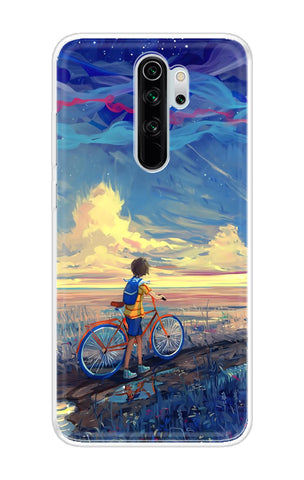 Riding Bicycle to Dreamland Soft Cover for Xiaomi Redmi Note 8 Pro
