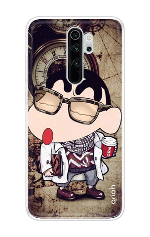 Nerdy Shinchan Soft Cover for Xiaomi Redmi Note 8 Pro