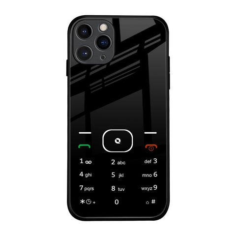 Classic Keypad Pattern Glossy Case for iPhone 11 Pro