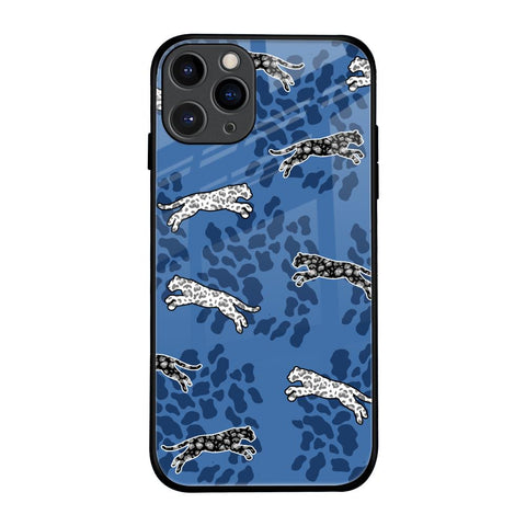 Blue Cheetah Glossy Case for iPhone 11 Pro