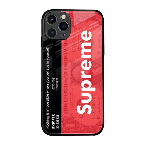 Supreme Ticket Glossy Case for iPhone 11 Pro