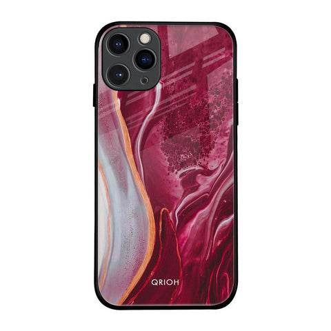 Crimson Ruby Glossy Case for iPhone 11 Pro