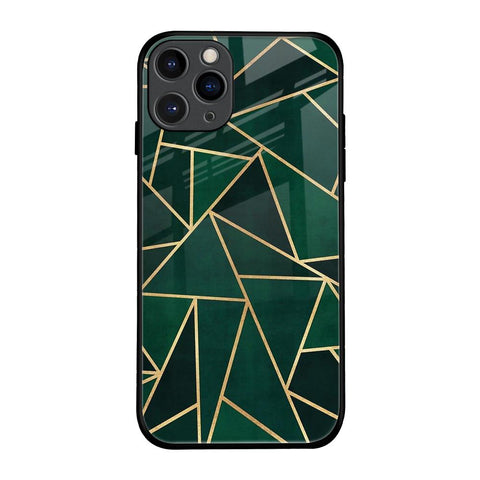 Abstract Green Glossy Case For iPhone 11 Pro