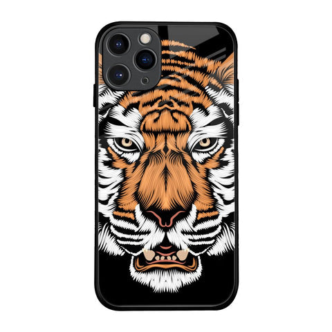 Angry Tiger Glossy Case For iPhone 11 Pro