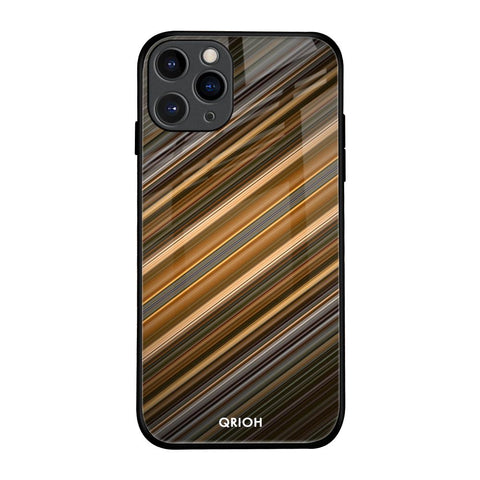 Diagonal Slash Pattern Glossy Case for iPhone 11 Pro