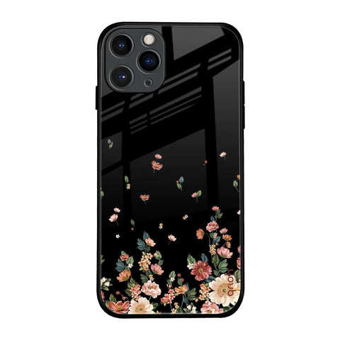 Floating Floral Print Glossy Case for iPhone 11 Pro
