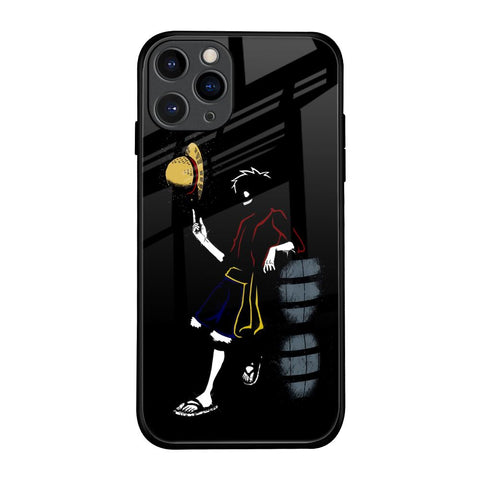 Luffy Line Art Glossy Case for iPhone 11 Pro