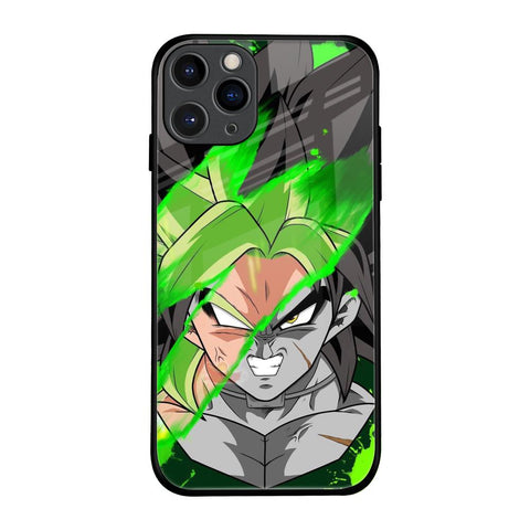 Anime Green Splash Glossy Case for iPhone 11 Pro